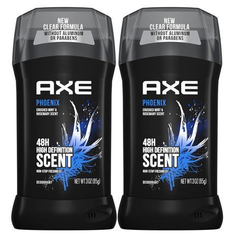 2-Pack Axe Dual Action Deodorant Stick