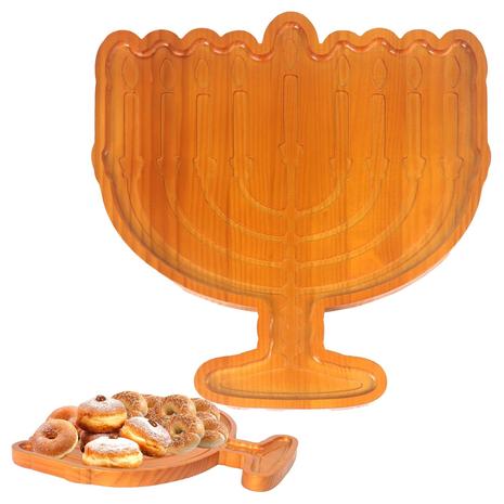 Large Chanukkah Menorah Charcuterie Board