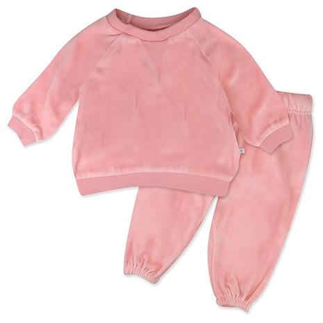 Velour Pullover Sweatshirt & Jogger Set (0-7 Years, 8 Colors)