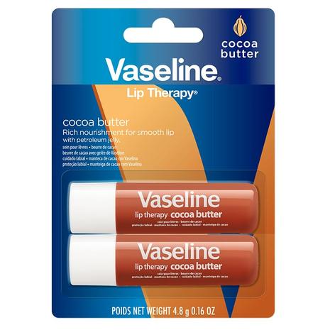 2-Pack Vaseline Lip Therapy Cocoa Butter