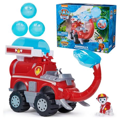 PAW Patrol Jungle Pups Marshall Elephant Firetruck w/ Projectile Launcher