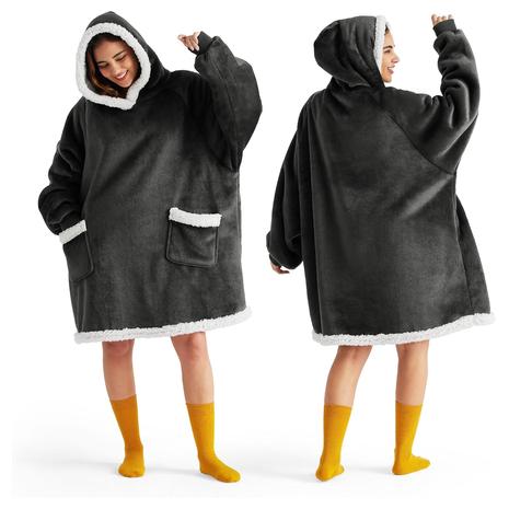 Bedsure Blanket Sherpa Hoodie