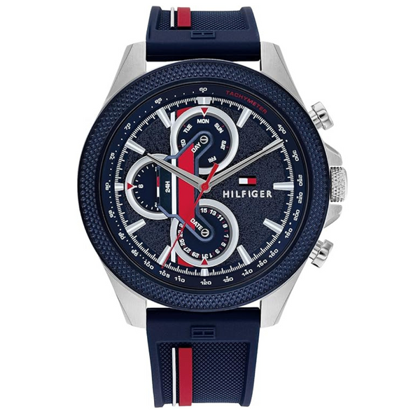 Tommy Hilfiger Men’s Stainless Steel Racing-Inspired Watch