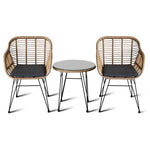 3-Piece Outdoor Rattan Furniture Set