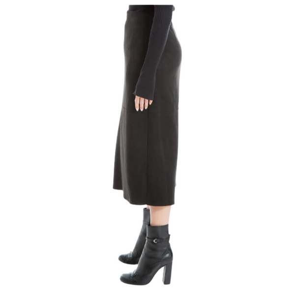 Max Studio Faux Suede A-Line Midi Skirt (5 Colors)