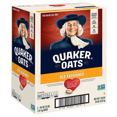 2-Pack Quaker Old Fashioned Rolled Oats (4lbs)