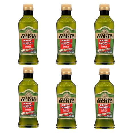 6 Bottles Filippo Berio Extra Virgin Olive Oil (16.9oz)