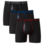 3-Pack Hanes Moisture-Wicking,X-Temp Cooling Boxer Briefs