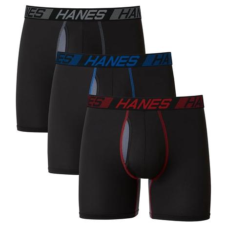 3-Pack Hanes Men’s Total Support Pouch Boxer Briefs