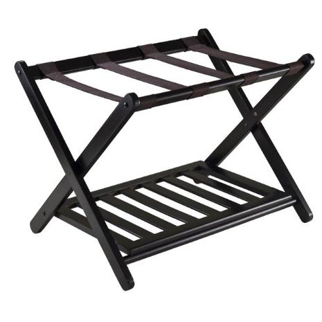 Winsome Luggage Rack With Shelf