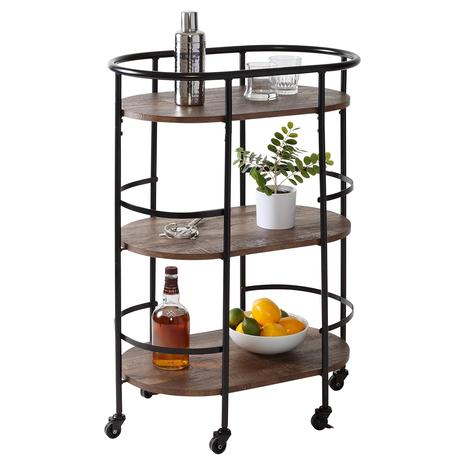 3-Tier Rolling Bar & Serving Cart