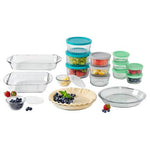 Anchor Hocking 30 Piece Glass Containers & Baking Dishes Se