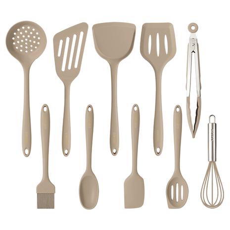 10-Piece Carote Silicone Kitchen Cooking Utensils Set