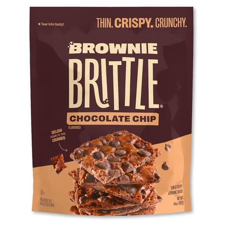 Brownie Brittle Chocolate Chip Thin & Crispy Sweet Snack (OU-D)