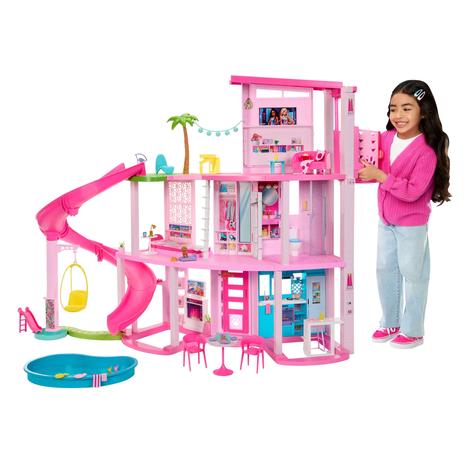 75+ Piece Barbie Dreamhouse Pool Party Doll House Playset