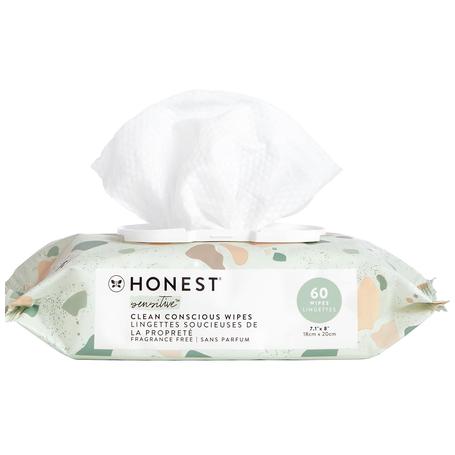 60 Sensitive Unscented Baby Wipes