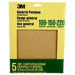 5-Sheets 3M Multi-Purpose Abrasive Sanding Paper