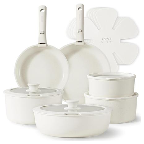 17 Piece Carote Pots and Pans Set