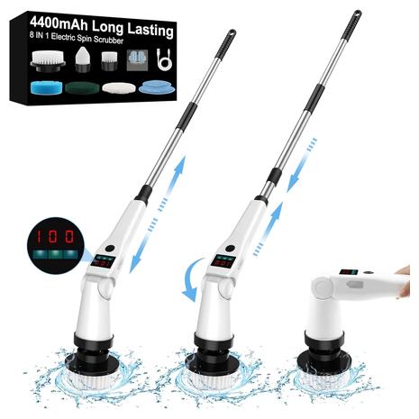 Adjustable Electric Spin Brush Scrubber