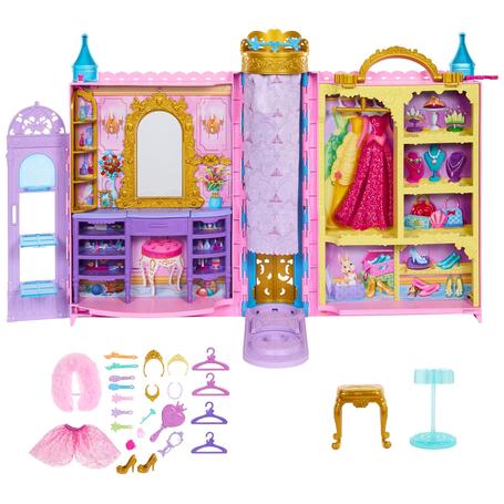 Mattel Disney Princess Doll Closet Playset Set