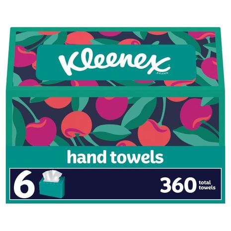 6 Boxes Of Kleenex Disposable Paper Hand Towels