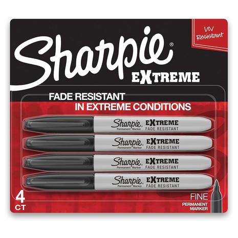 4 Sharpie Extreme Permanent Markers