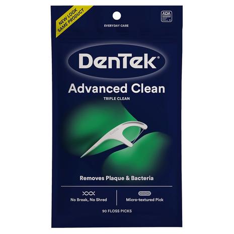 90-Count DenTek Triple Clean Advanced Clean Floss Picks