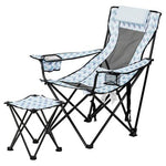 Ozark Trail Lounge Camp Chair With Detached Footrest