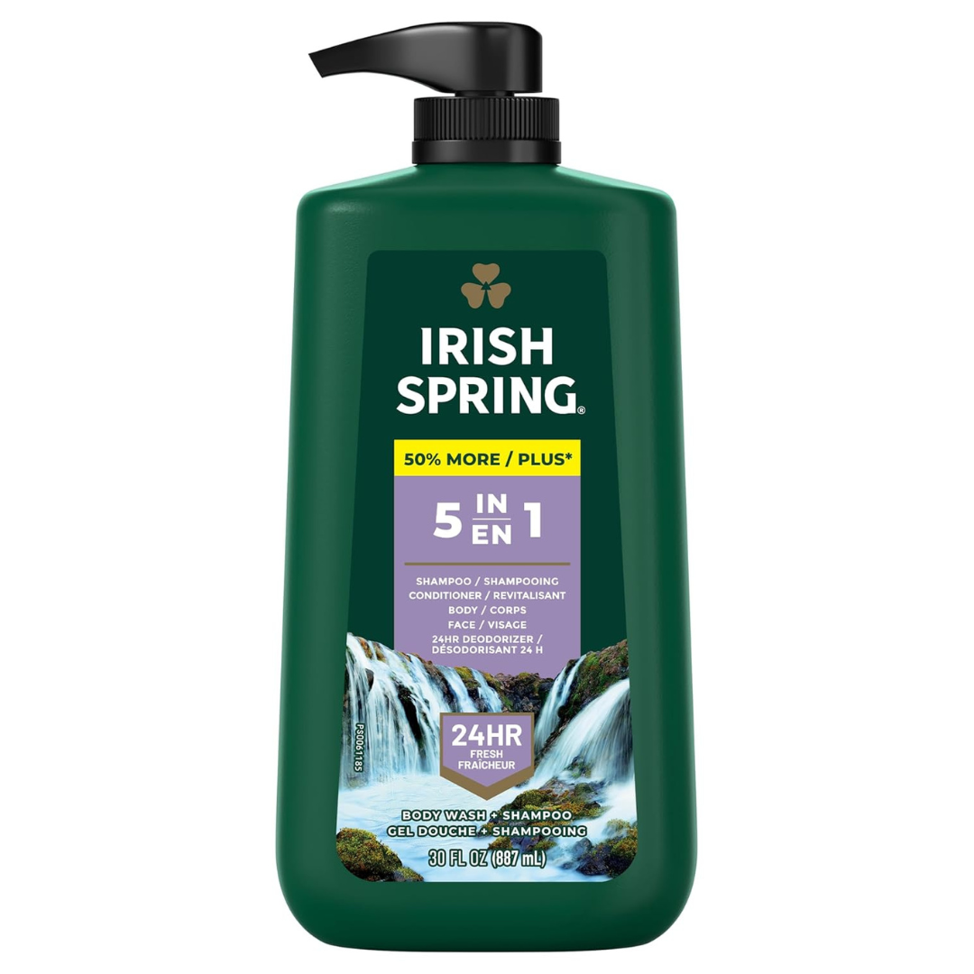 Irish Spring 5-In-1 Body Wash