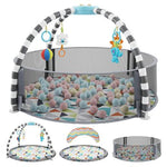 5-In-1 Baby Play Gym & Ball Pit With Activity Toys