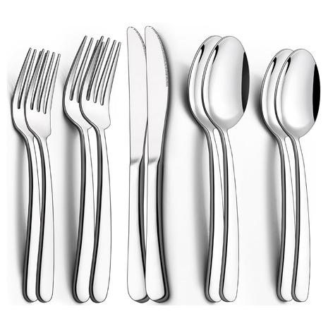 40-Piece Stainless Steel Flatware Set