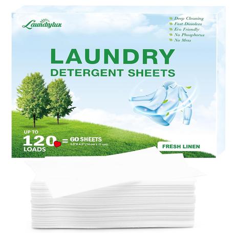 120 Loads Laundry Detergent Sheet