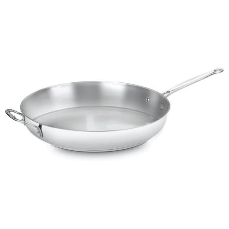 Cuisinart Chef's Classic 14-Inch Stainless Steel Skillet with Helper Handle