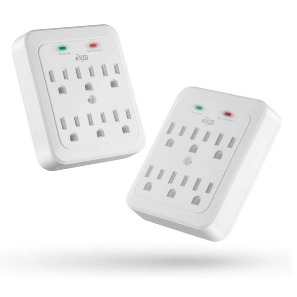 2 Wall Surge Protectors