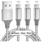 3 Pack 10 Foot iPhone Fast Charging Cables