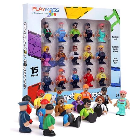 15 Playmags Magnetic Figures