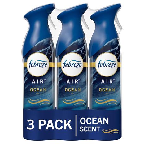 3-Pack Febreze Air Mist Odor-Fighting Air Freshener (6 Scents)