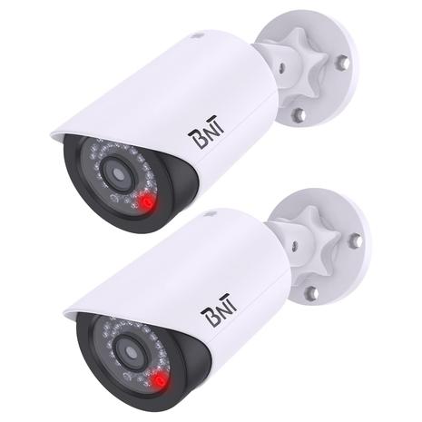 2 Dummy Fake Security Cameras