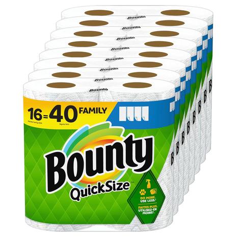 32 Family Double Rolls = 80 Regular Rolls Of Bounty Paper Towels + Get $20 Amazon Credit