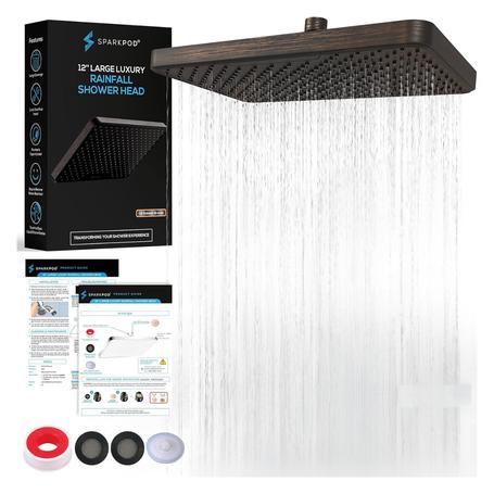 Large High-Pressure Rainfall Shower Head