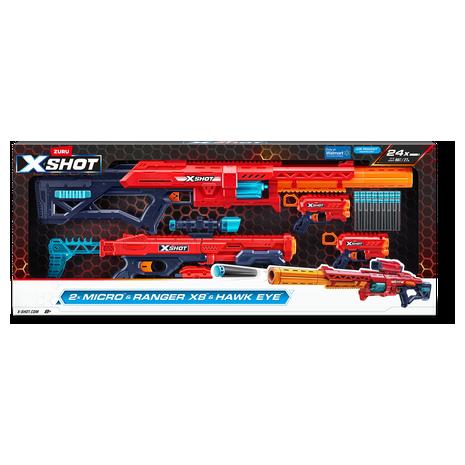 XSHOT Excel Combo Pack: Ranger X8, Hawkeye & 2 Micros