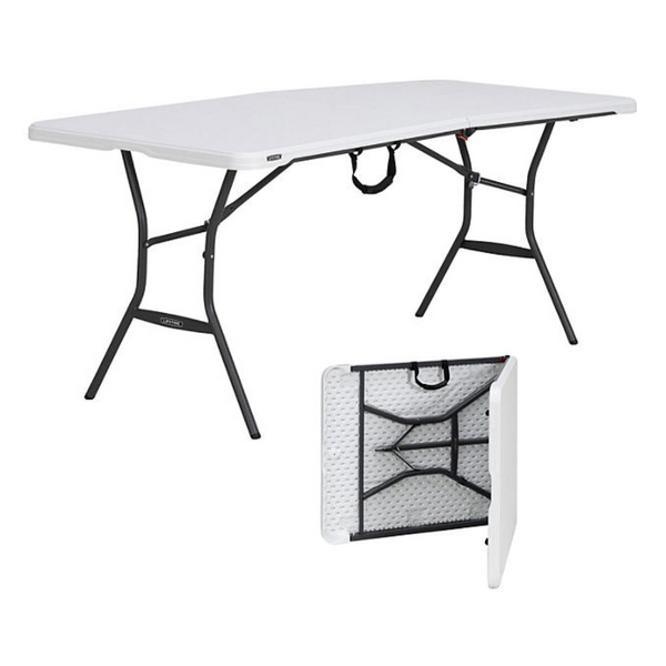 Lifetime 6-Foot Fold-In-Half Table