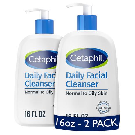 2-Pack Cetaphil Sensitive Daily Facial Cleanser (16oz)