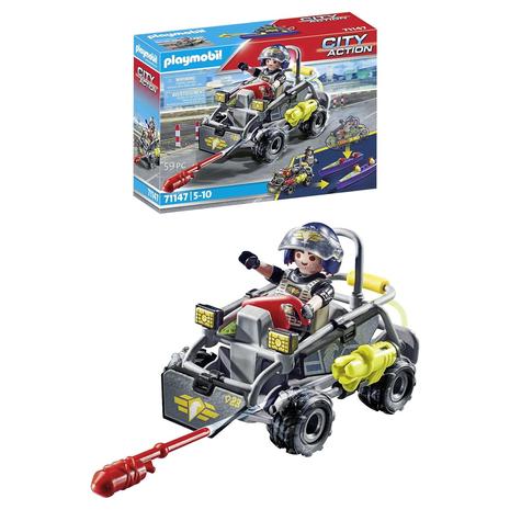 Playmobil Tactical Police All Terrain Quad Toy