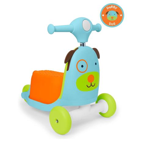 3-In-1 Baby Activity Ride On Scooter & Wagon Toy