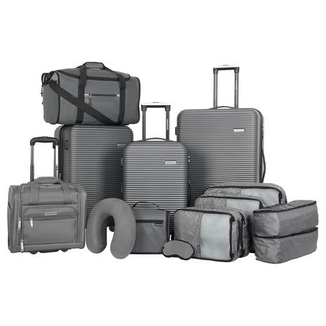 14-Piece Luggage and Travel Accessories Set