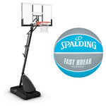 Spalding 54" Hoop & Basketball Bundle