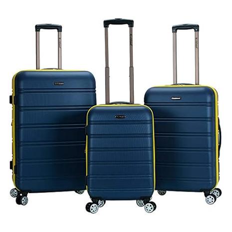 3-Piece Set Rockland Melbourne Hardside Spinner Wheel Luggage (20", 24" & 28")