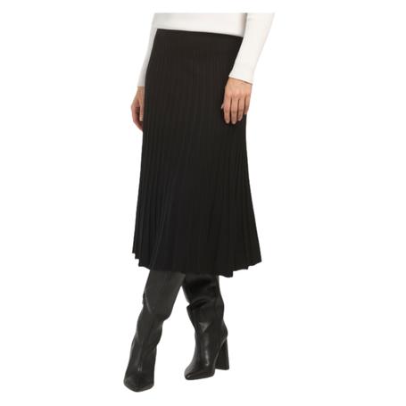 Ribbed Knit Midi Skirt