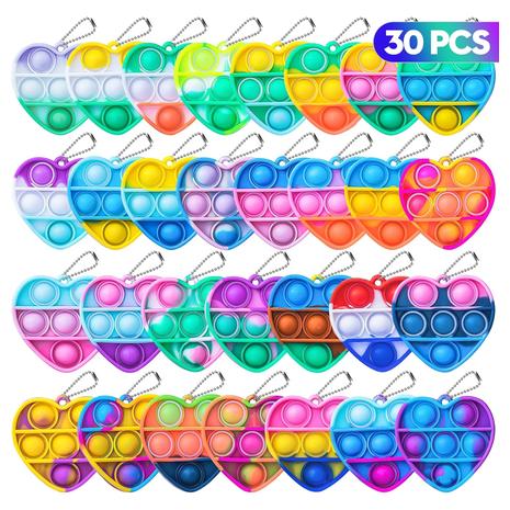 30-Pack Pop Fidget Toys